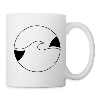 Welle - Tasse - Weiß - Rechts