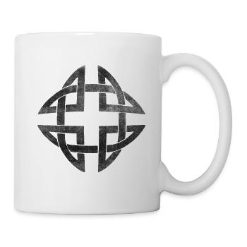 Noeud celtique noeud celtique 2 - Mug blanc - blanc - Droite