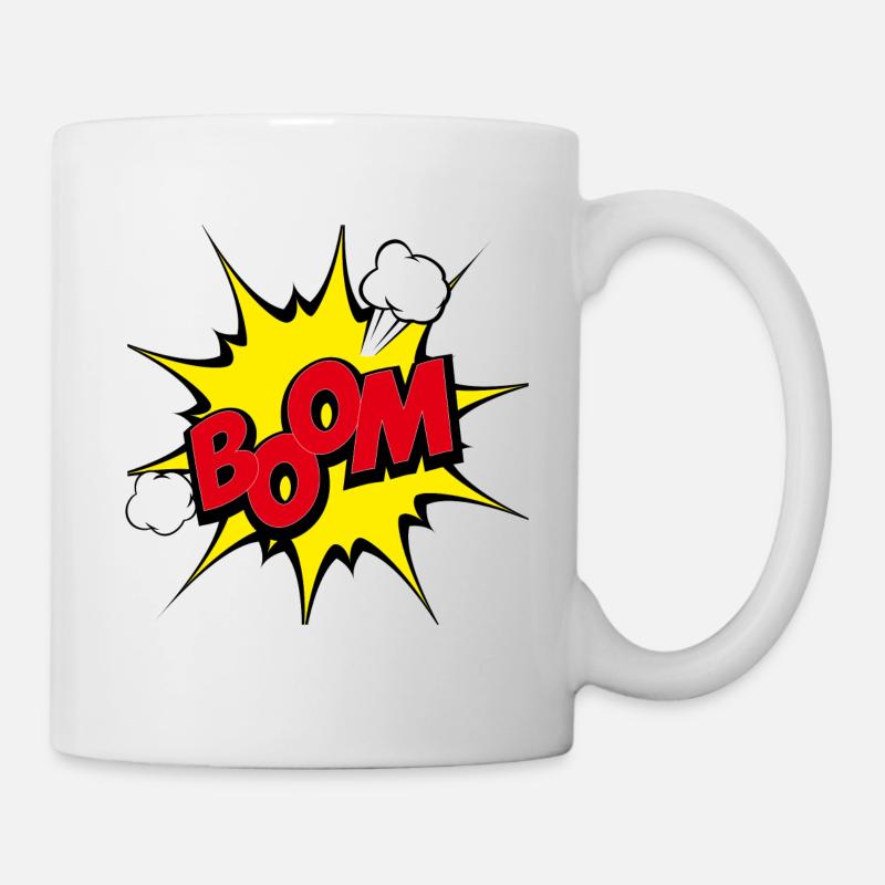 Boom - Tasse - Weiß