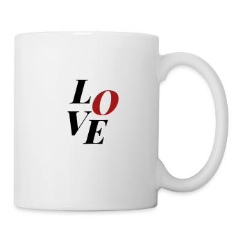 Liebe - Tasse - Weiß - Rechts