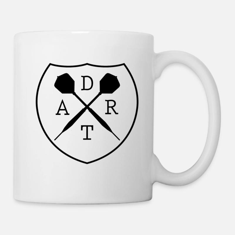 Dart Darts Dartpfeil - Tasse - Weiß