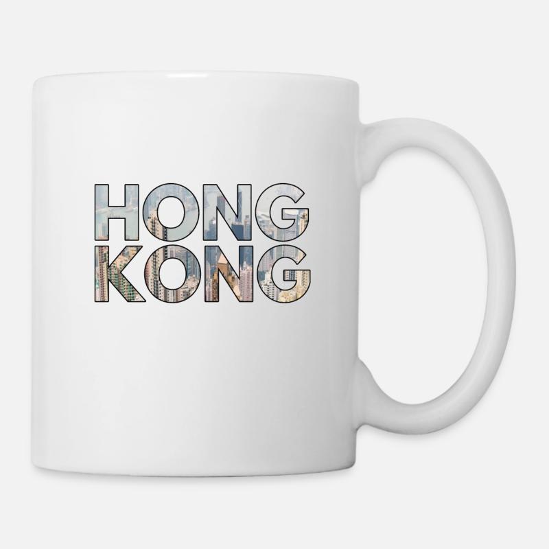 hong kong - Mug - white