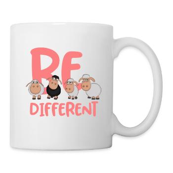 De différents moutons roses - Moutons uniques - Mug blanc - blanc - Droite
