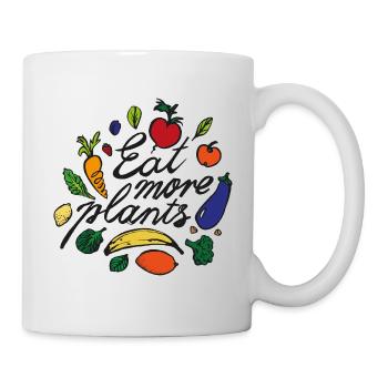 Mangez plus de légumes - Mug blanc - blanc - Droite