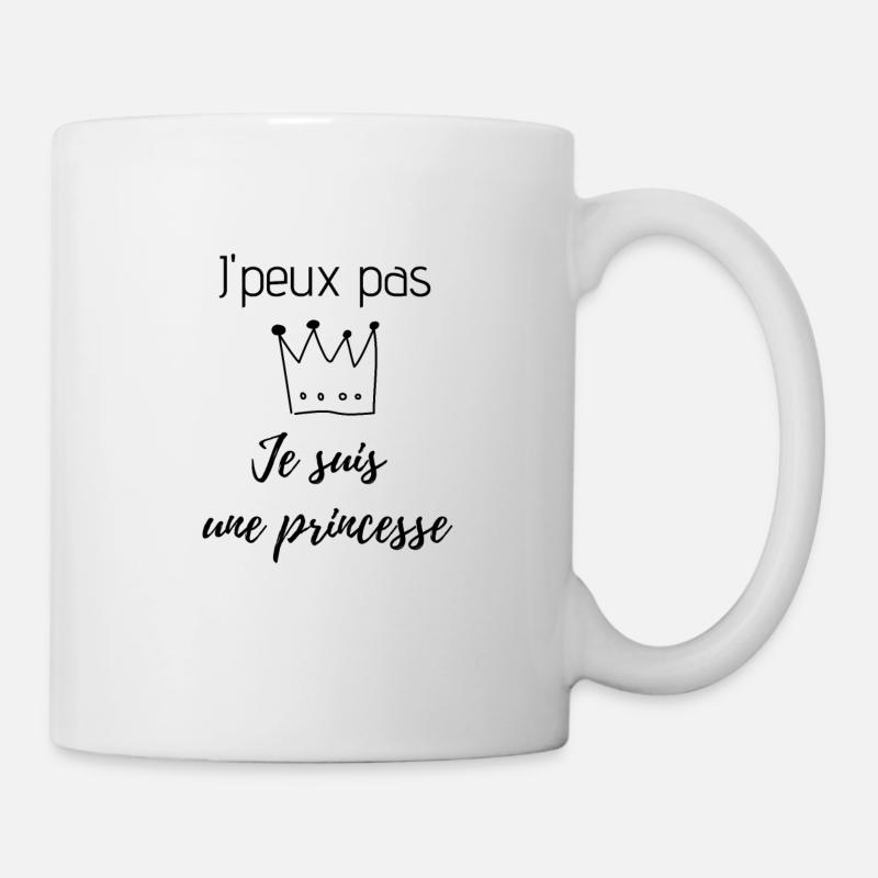 J'peux pas je suis une princesse - Mug blanc - blanc
