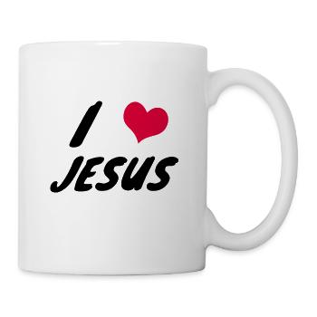 i love jesus - Mug - white - Right