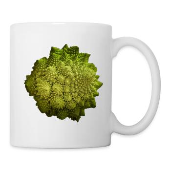 Romanesco - Fraktale in der Natur - Tasse - Weiß - Rechts