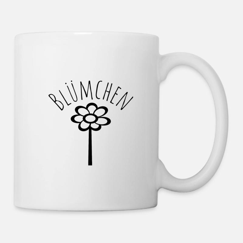 Blümchen - Tasse - Weiß