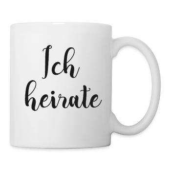 I marry bachelors farewell - Mug - white - Right
