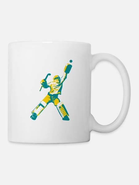 Hockey Torwart - Tasse - Weiß