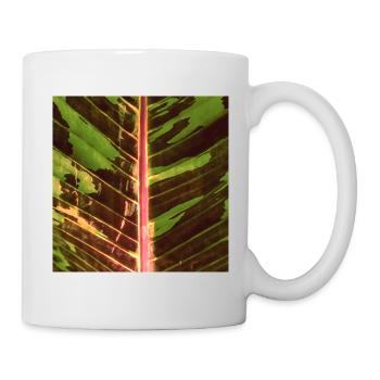 Bananas leaf watercolor - Mug - white - Right