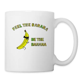 feel the banana is the banana - Mug - white - Right