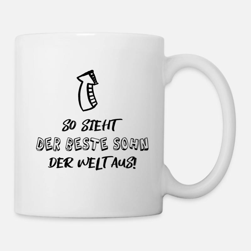 sohn - Tasse - Weiß