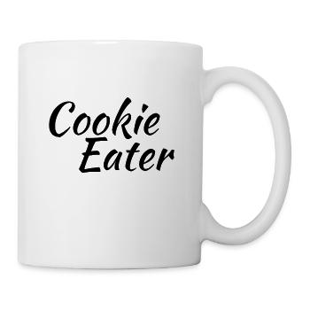 cookie eater - Tasse - Weiß - Rechts
