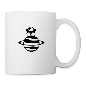 Ufo Planet - Mug blanc - blanc - Droite
