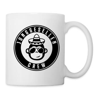junggesellen crew affe - Tasse - Weiß - Rechts