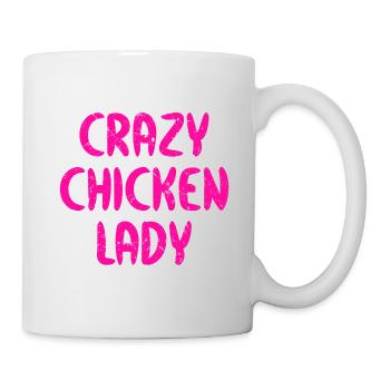 Hühnerzüchterin Landwirtin Farmerin Geschenk Huhn - Tasse - Weiß - Rechts