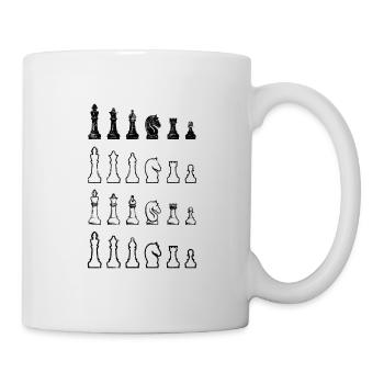Échecs échec et mat - Mug blanc - blanc - Droite