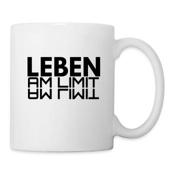leben am limit - Tasse - Weiß - Rechts