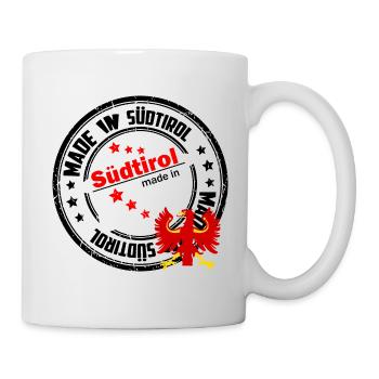 Fabriqué dans le Tyrol du Sud - Mug blanc - blanc - Droite