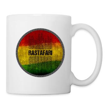 reggae rasta life - Mug blanc - blanc - Droite