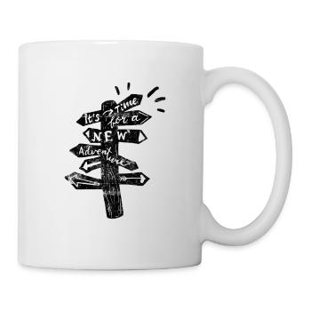 Voyage voyage disant - Mug blanc - blanc - Droite