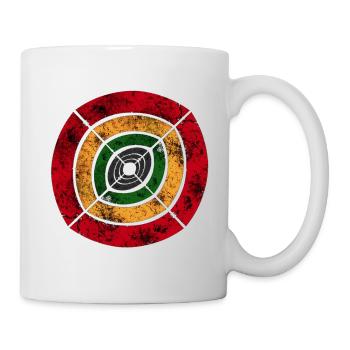 reggae africa sign big - Tasse - Weiß - Rechts