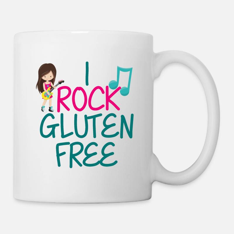 Je rock sans gluten - Mug blanc - blanc