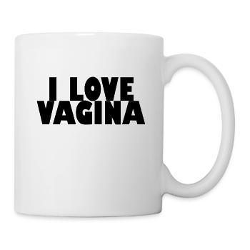 i love vagina - Mug - white - Right