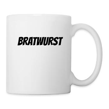 Bratwurst Bratwurst - Tasse - Weiß - Rechts