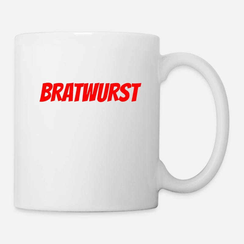 Bratwurst - Tasse - Weiß