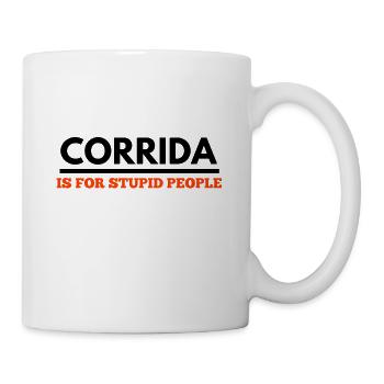 Stop Stierkampf - Tasse - Weiß - Rechts