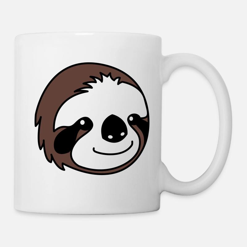 Faultier Sloth - Tasse - Weiß