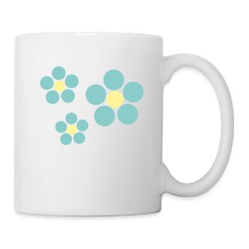 fleur - Mug blanc - blanc - Droite