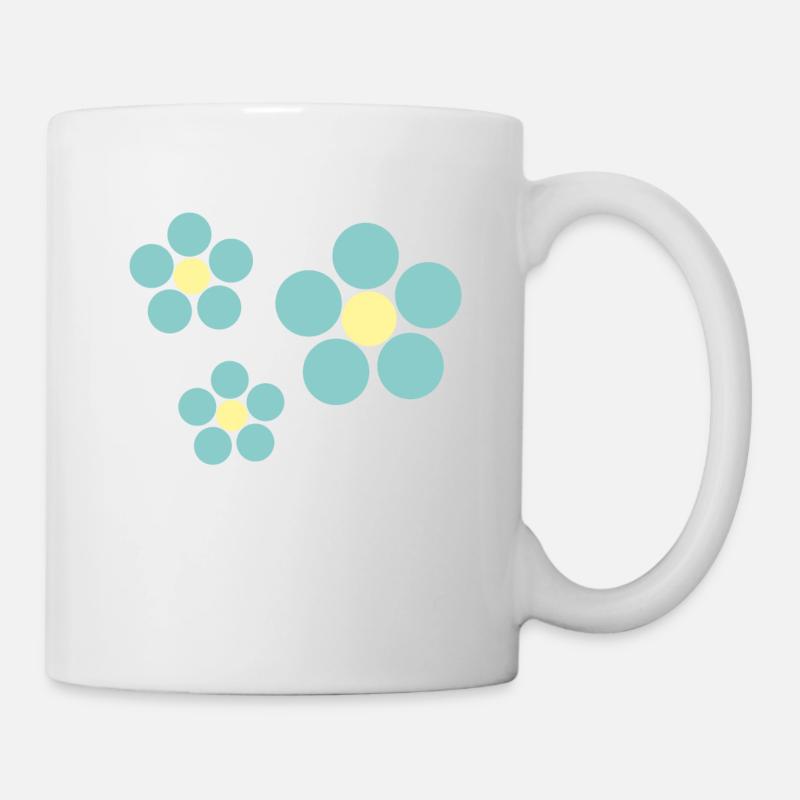 Blume - Tasse - Weiß