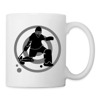 Goalie - Tasse - Weiß - Rechts