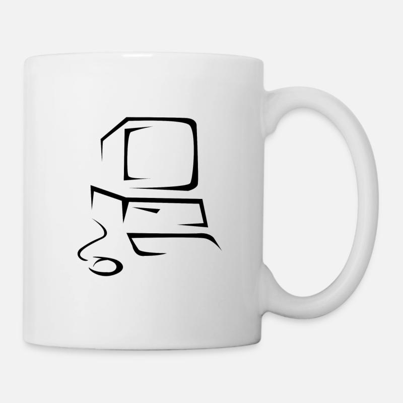 computer - Mug - white