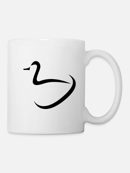 Enten Design - Tasse - Weiß