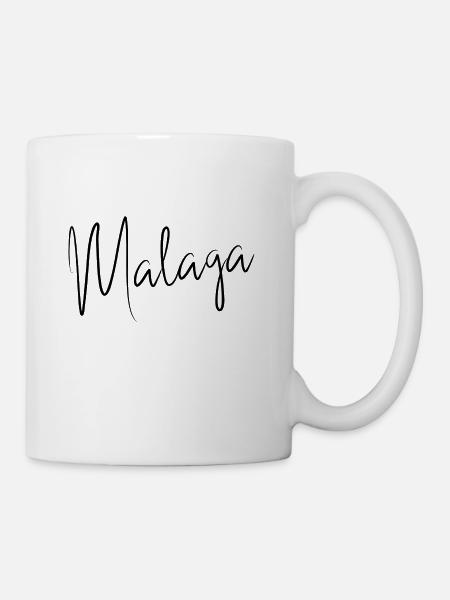 Malaga - Tasse - Weiß