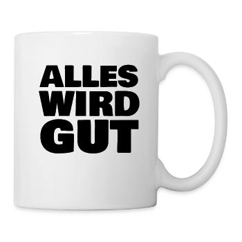 Everything will be fine - Mug - white - Right