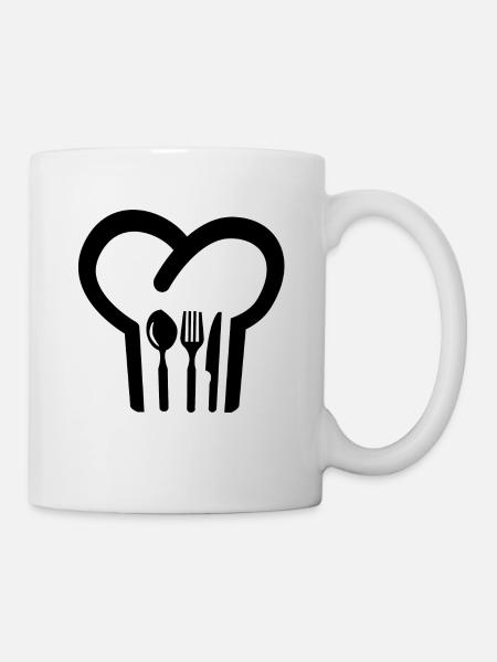 Kochmütze - Tasse - Weiß