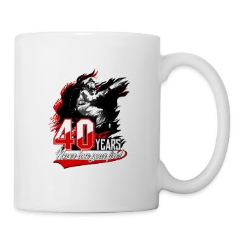 Firefighter - 40th Birthday - Mug - white - Right