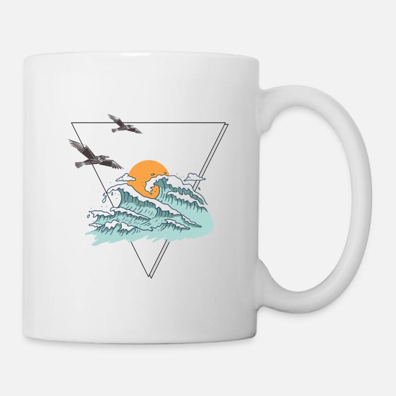 Welle - Tasse - Weiß