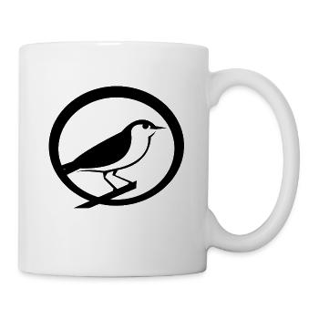 Vogel - Tasse - Weiß - Rechts