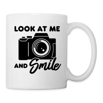 Kamera (Smile) - Tasse - Weiß - Rechts