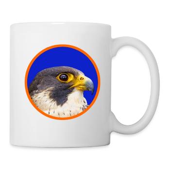 Wanderfalke / Falke / Falkenjagd - Tasse - Weiß - Rechts