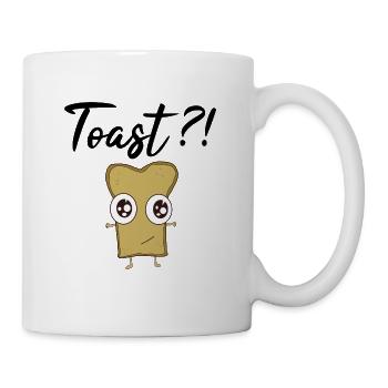 Toast - Tasse - Weiß - Rechts