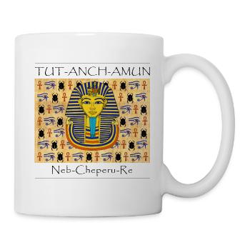 Toutankhamon I Papyrus I hiéroglyphes - Mug blanc - blanc - Droite