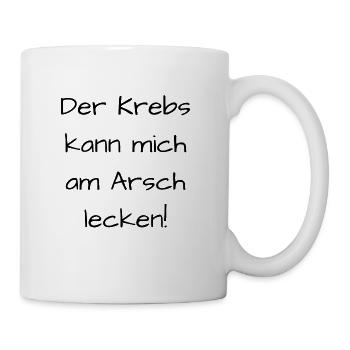 Kampf gegen Krebs - Tasse - Weiß - Rechts