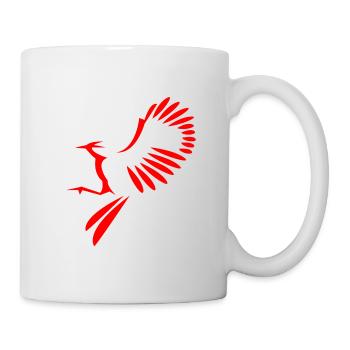 Illustration oiseau - Mug blanc - blanc - Droite